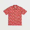 Mens Pua Short Sleeve Shirt - Lava