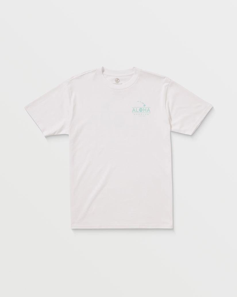 Mens Aloha Chain T-Shirt - White