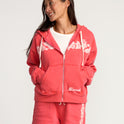 Womens Kaliki Mala Zip-Up Hoodie - Lava