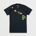 Womens Link Short Sleeve Rashguard - Black